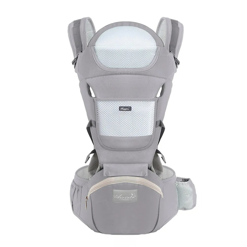 porte bebe physiologique gris