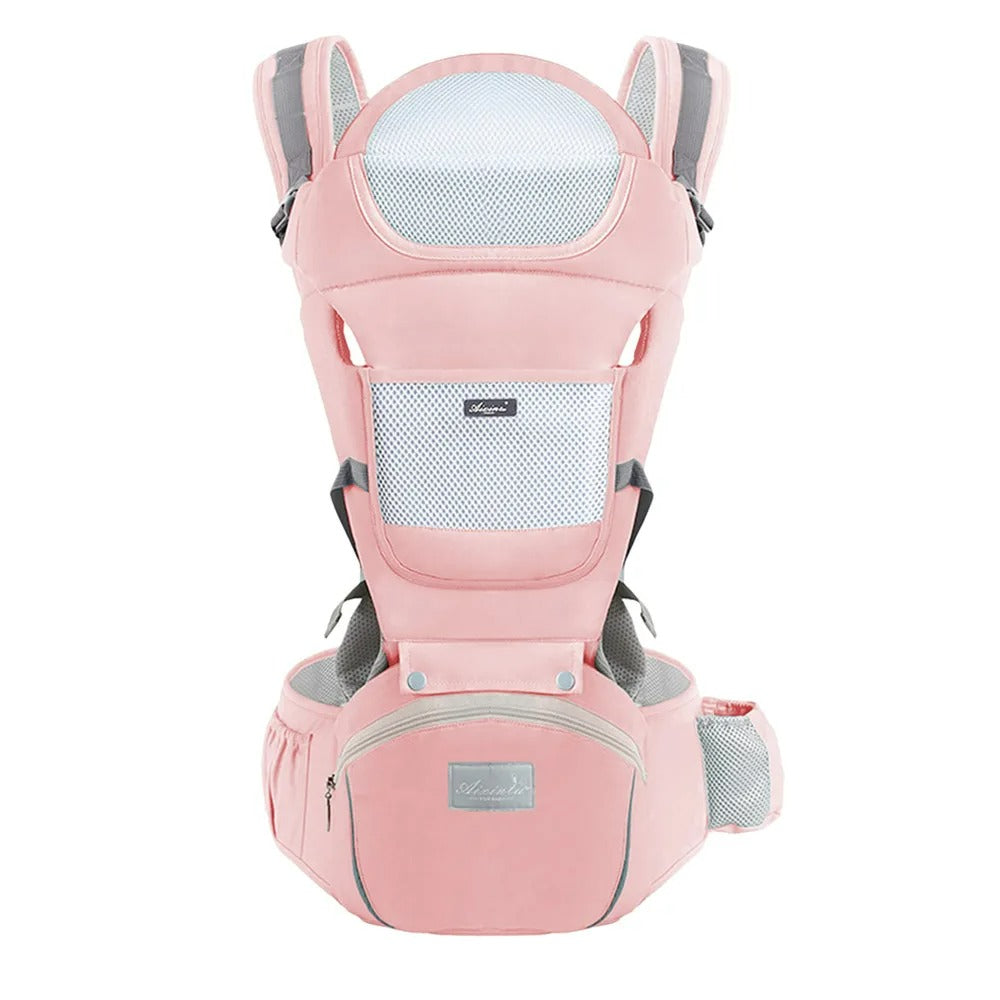 porte bebe physiologique rose
