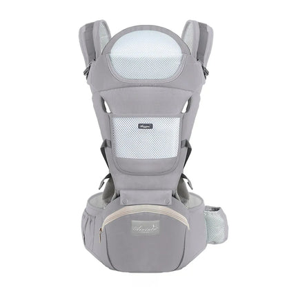porte bebe physiologique gris