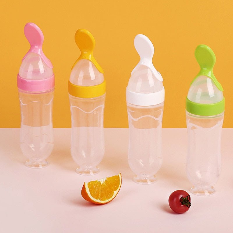 Biberon avec cuillère pour nouveau-né | EasyBottle™ - WorldMomsBabies